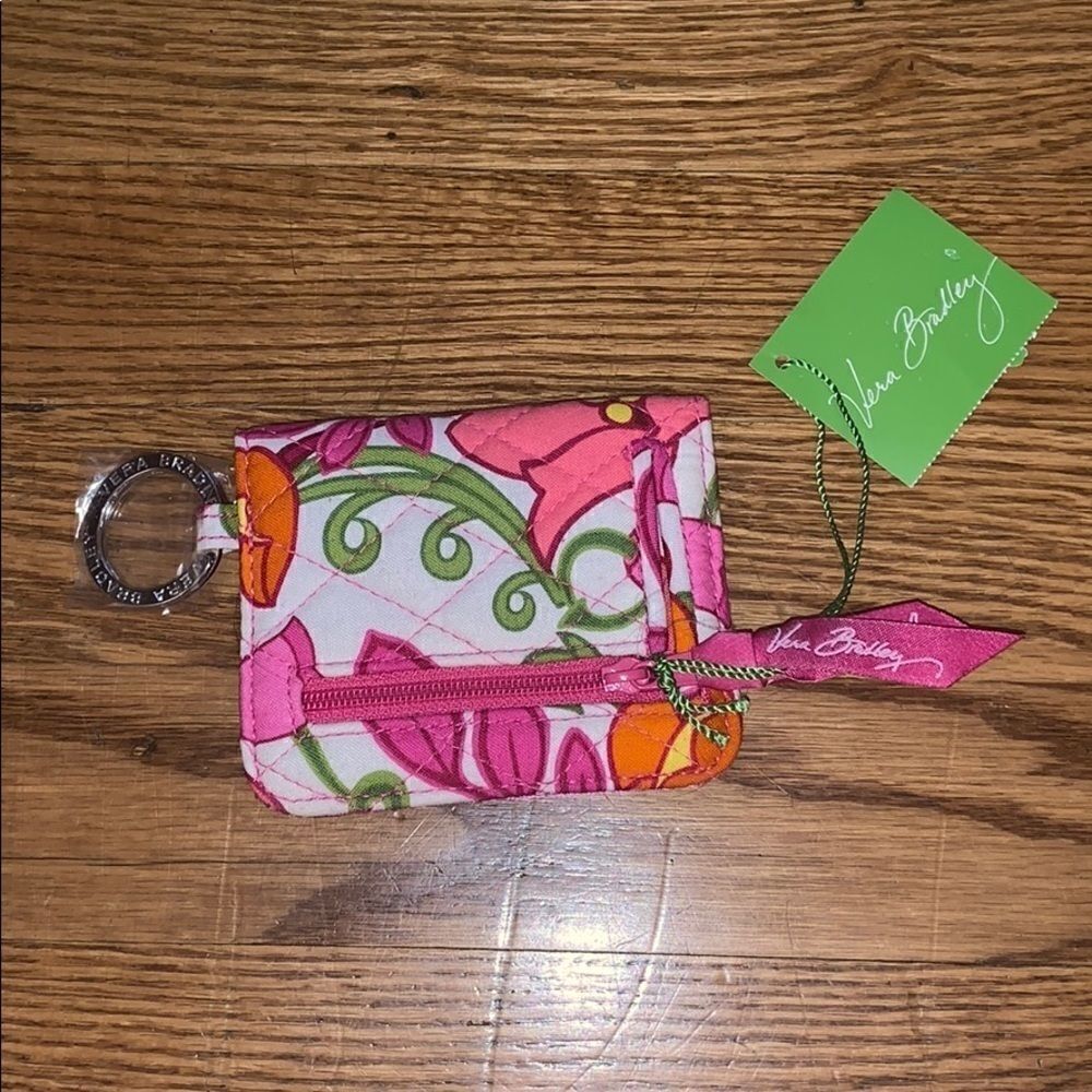 NWT Vera Bradley Pink and White wallet